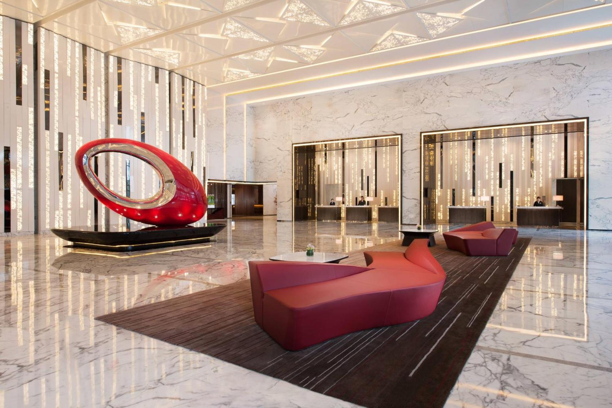 Shanghai Marriott Hotel Parkview Bagian luar foto