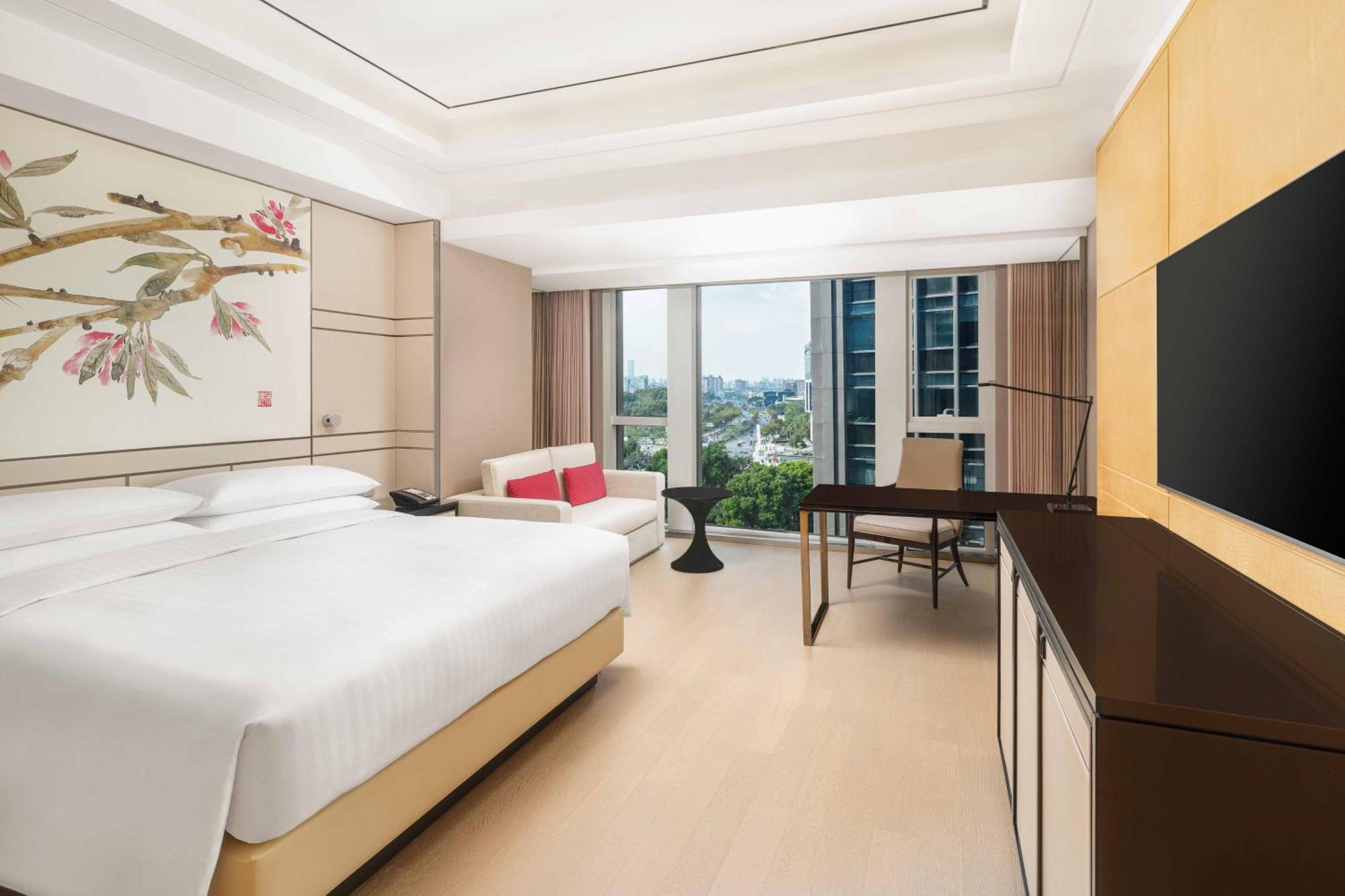 Shanghai Marriott Hotel Parkview Bagian luar foto