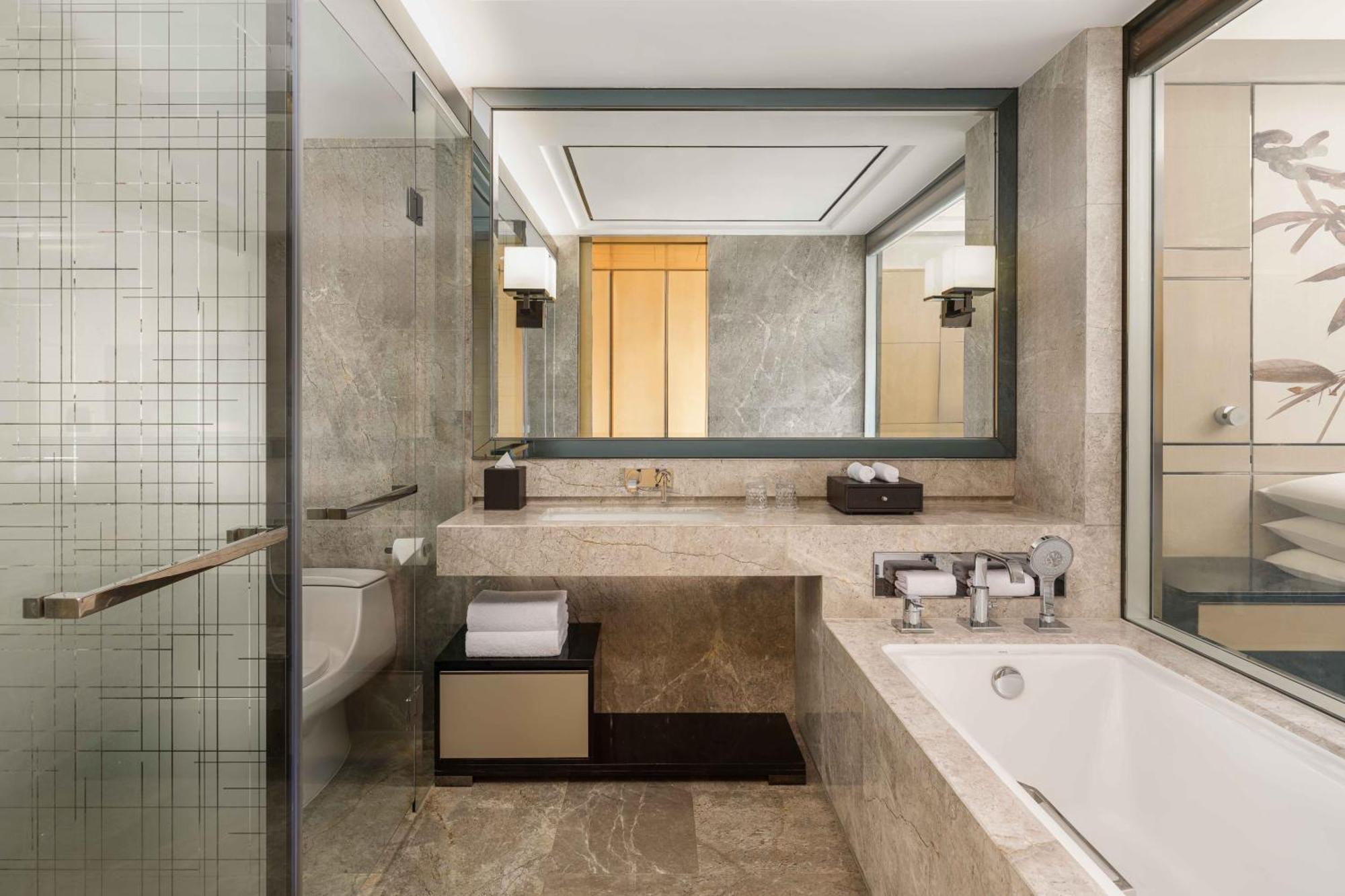 Shanghai Marriott Hotel Parkview Bagian luar foto