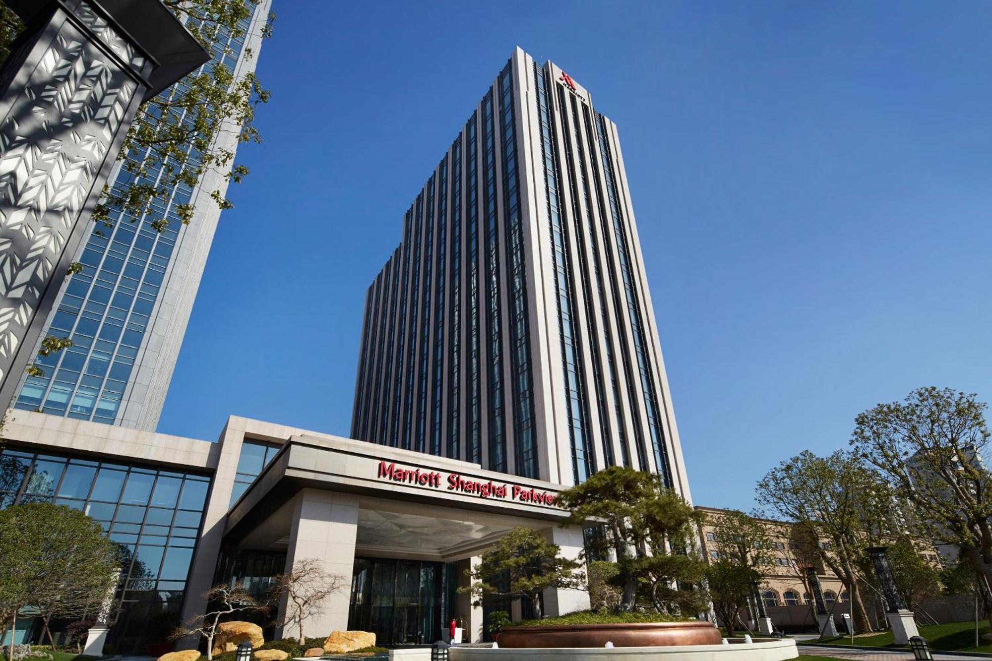 Shanghai Marriott Hotel Parkview Bagian luar foto