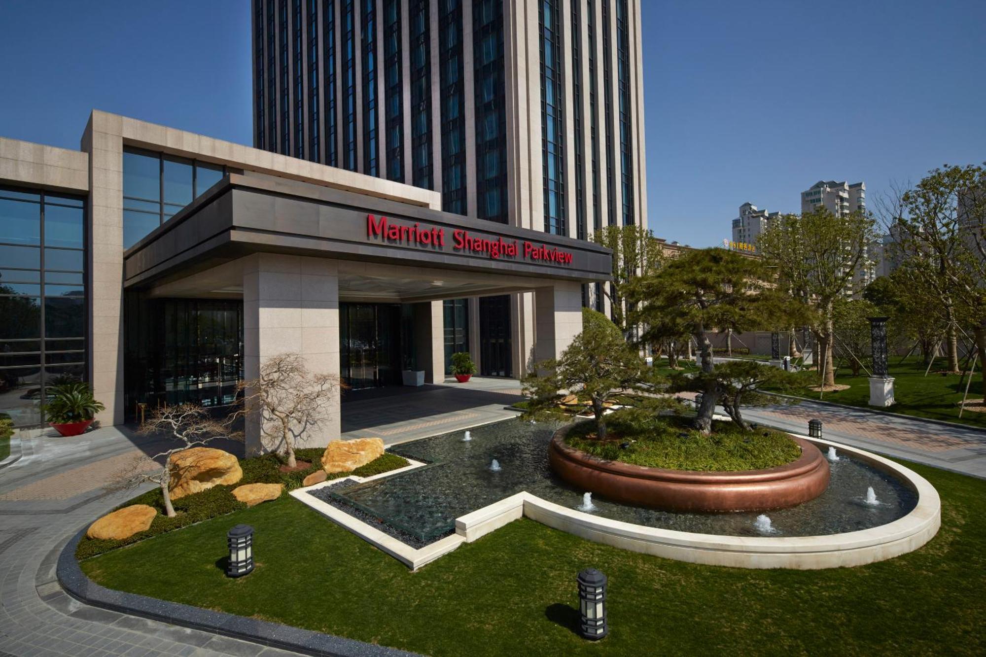 Shanghai Marriott Hotel Parkview Bagian luar foto
