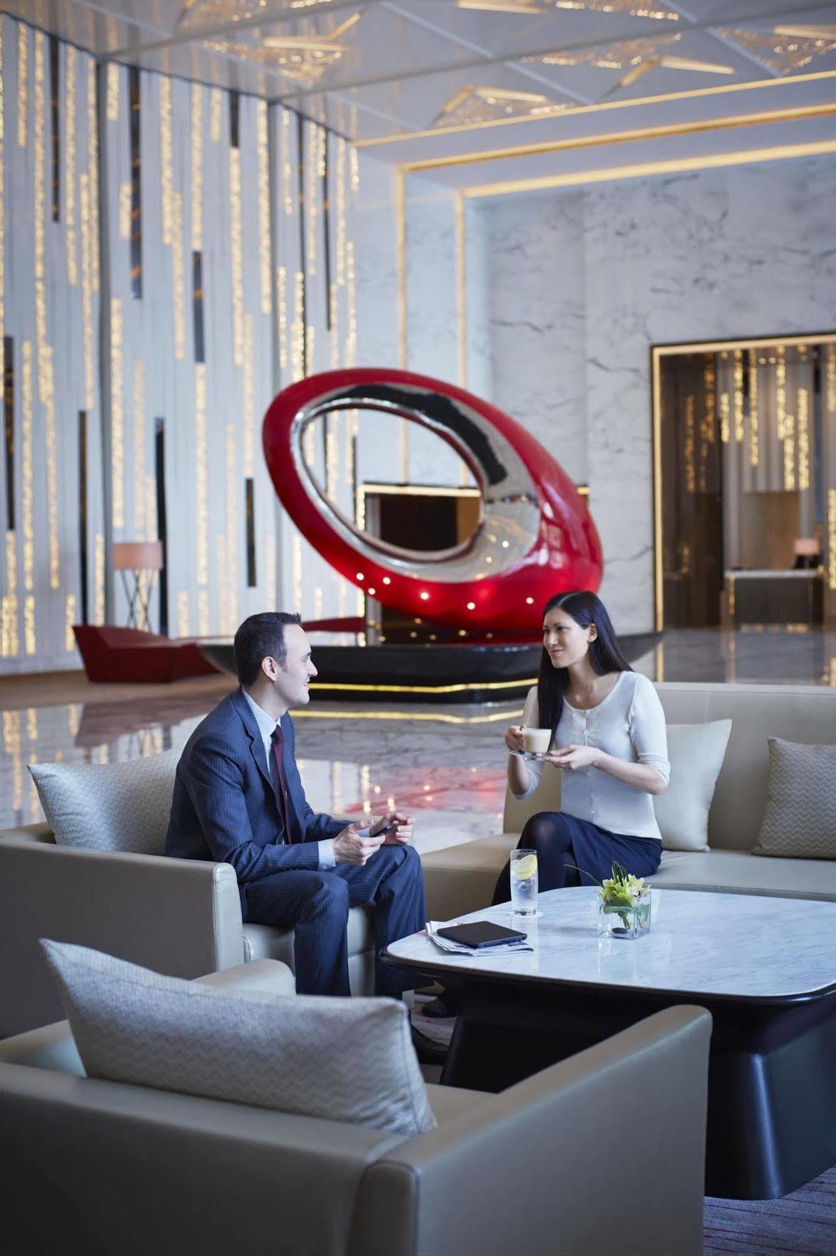 Shanghai Marriott Hotel Parkview Bagian luar foto